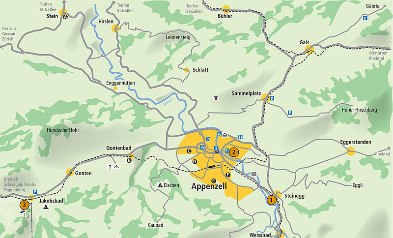 Spielplätze in Appenzell und Umgebung : Ausflüge mit Kindern im